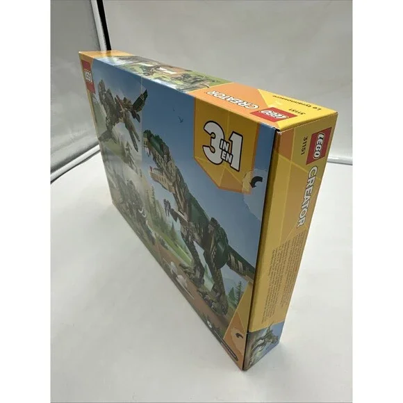 New! LEGO Creator 3-in-1 T. rex Set 31151 Triceratops, Pterodactyl Dinosaurs - Picture 4 of 4